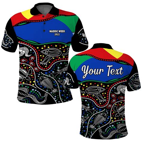 Custom Personalised Naidoc Week Polo Shirt National Aborigines And