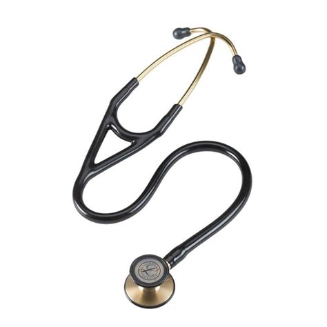 Littmann 3m Cardiology Iii Stethoscope In Black With Brass Chest Piece