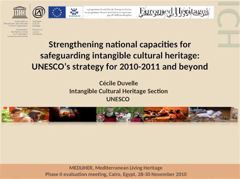 PPT ICH Strengthening National Capacities For Safeguarding Intangible