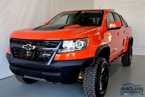 New Chevrolet Colorado 4wd Zr2 Crew Cab S Box 2019 Orangé Pétillant 54440 0 440 Chevrolet