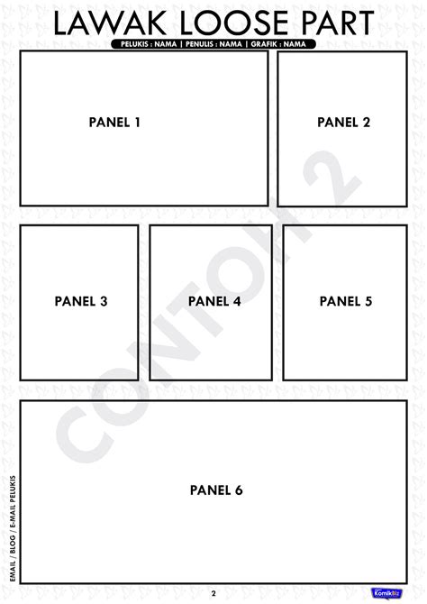 Kriteria Panel Komik Loose Part