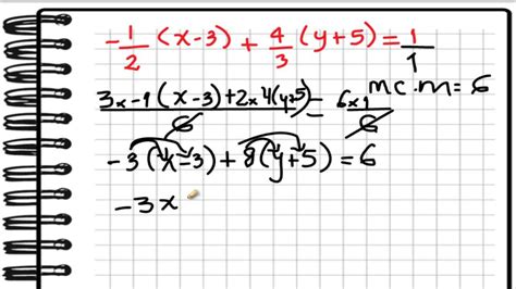 CONVERTIR ECUACION A LA FORMA AX BY C YouTube