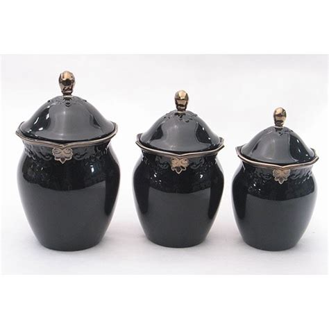 Black Kitchen Canisters | Foter