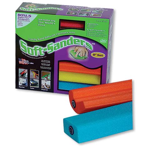 Soft Sanders 8 Set 6 Sanding Blocks Auto Supply