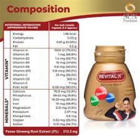 Revital H Capsules, 1 X 10 at Rs 200/bottle in Katihar | ID: 2850585872391