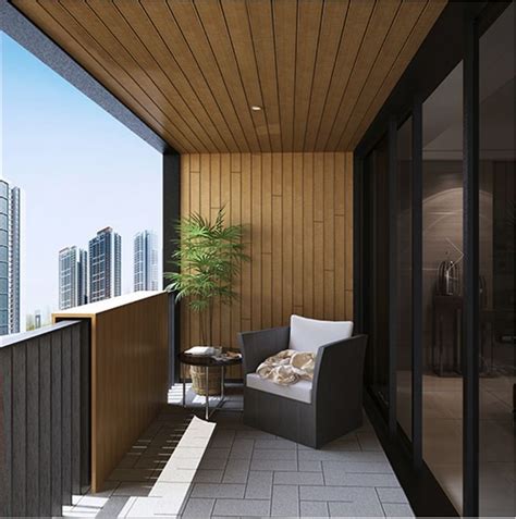 Balcony Solution Composite Timber Decking Composite Wood Cladding