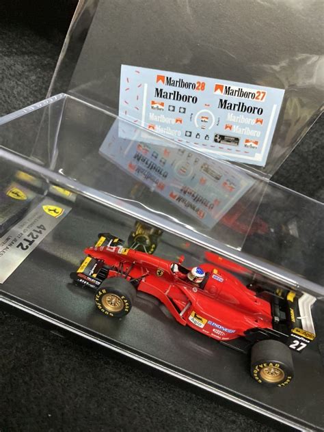 マルボロデカール付き ルックスマート 1 43 フェラーリ 412T2 1995 カナダGP 27 ジャン アレジ Looksmart