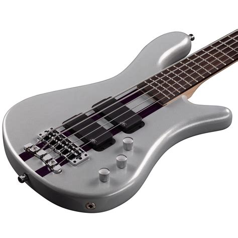 DISC Warwick Rockbass Streamer Standard 5 String Bass Racing Silver