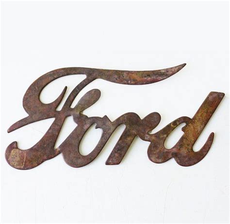 Vintage Ford Emblem Script Logo For Model T Ford Radiator Etsy Ford