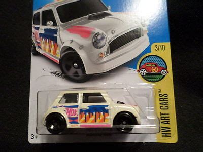 Hw Hot Wheels Hw Art Cars Morris Mini White Hotwheels Vhtf