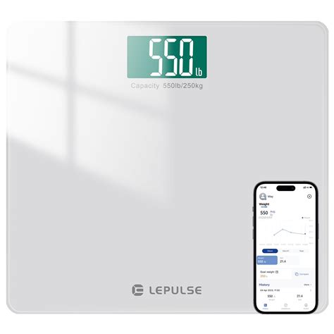 Lepulse Scale For Body Weight 550lbs Extra High Capacity