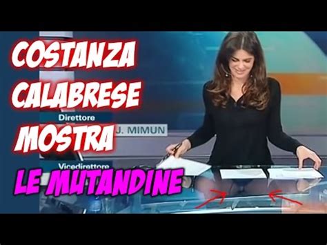 Costanza Calabrese Mutande In Mostra Al Tg Youtube | Hot Sex Picture