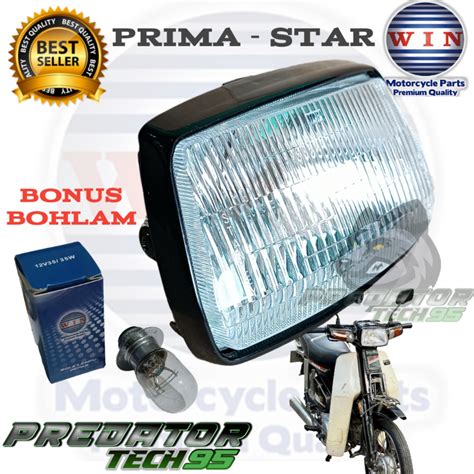 Jual Lampu Depan Reflektor Headlamp Plus Bohlam Soket Honda Astrea Star