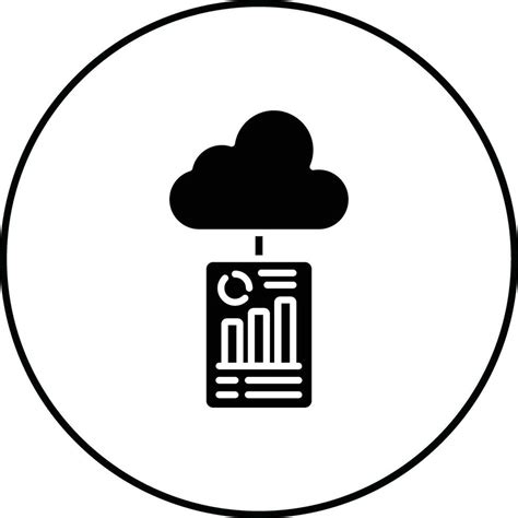 Nube Informes Vector Icono Vector En Vecteezy