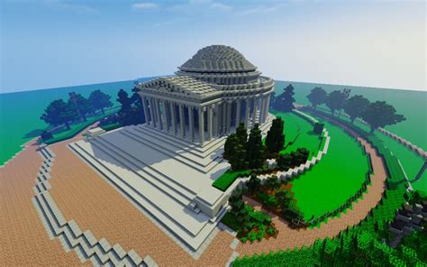 Jefferson Memorial, Washington DC Minecraft Map