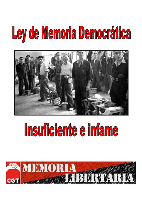 La ‘nueva Ley De Memoria Democrática Sigue Siendo Insuficiente E Infame Con Las Víctimas Del