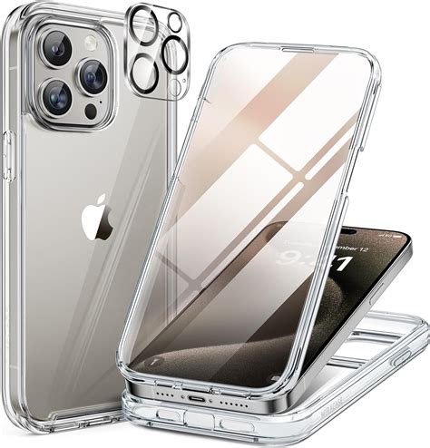 Miracase Glass Case For Iphone Pro Max Case Full Body Bumper