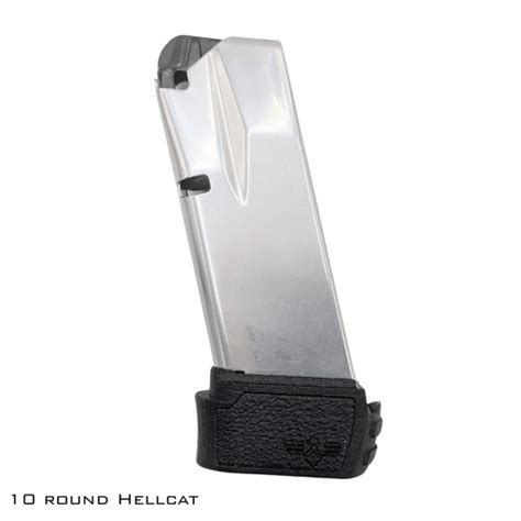 Springfield Hellcat Factory 9mm 10 Round Mag Xtech Extension