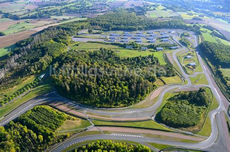 Bad Driburg Von Oben Rennstrecke Der Rennbahn Bilster Berg Im