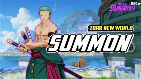 Roronoa Zoro One Piece New World