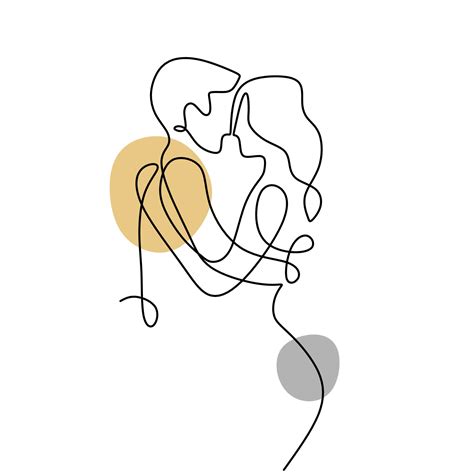 Amor Beso Silueta Ni O Dibujo Plantilla Citas Pareja Romance Png The