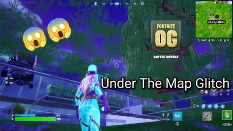 Fortnite Under The Map Glitch In Og Map After Patch Fortnite Season