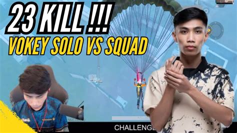 23 KILL VOKEY SOLO VS SQUAD YouTube