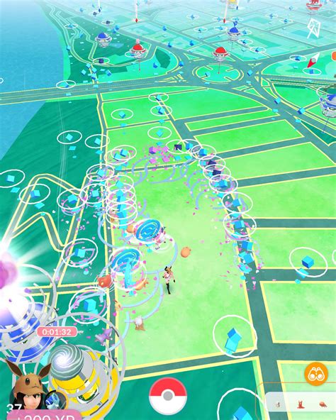 Great Pokestop Cluster R Pokemongospoofing