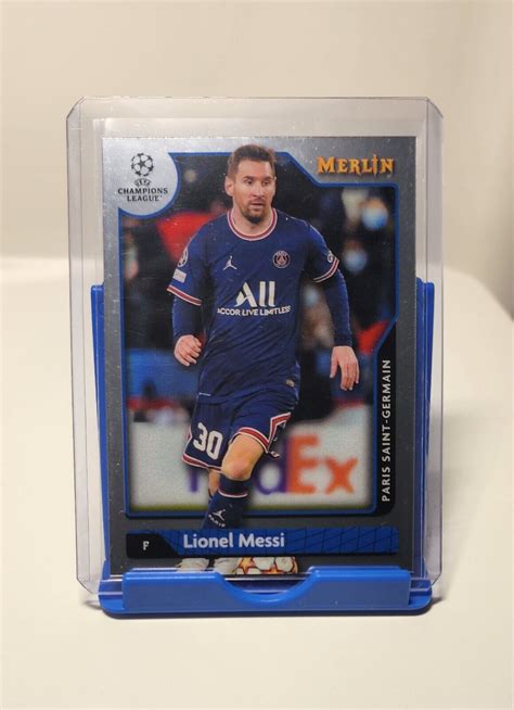 2021 22 Topps Merlin Chrome Lionel Messi 30 Paris Saint Germain