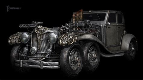 The Art Of Karathomas Steampunk Car