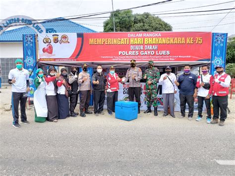 Peringati Hari Bhayangkara Ke 75 Tahun 2021 Polres Gayo Lues Gelar