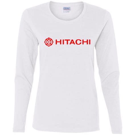 Agr Hitachi Logo Ladies Cotton Ls T Shirt Agreeable