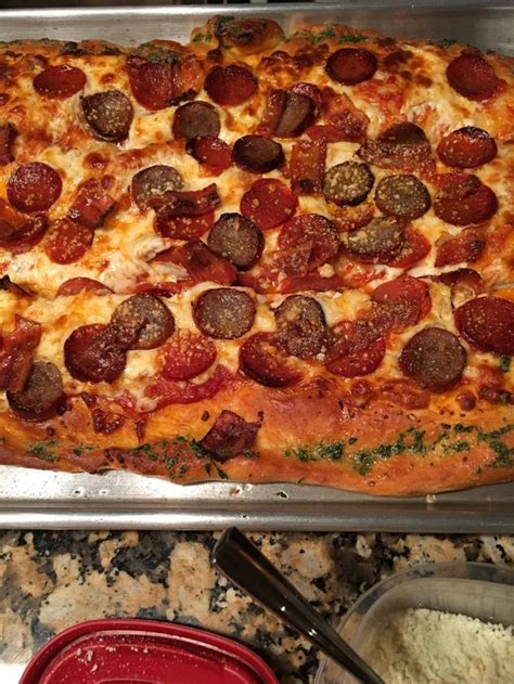 My 3 Meat Pie Pizza