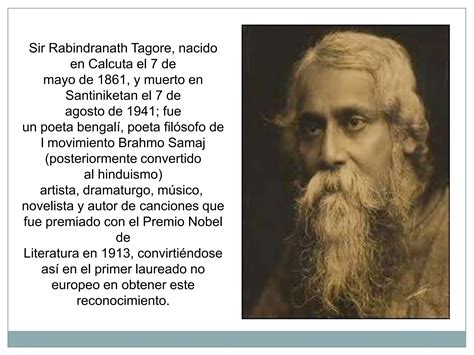 Rabindranath Tagore Sus Cuentos PPT Descarga Gratuita