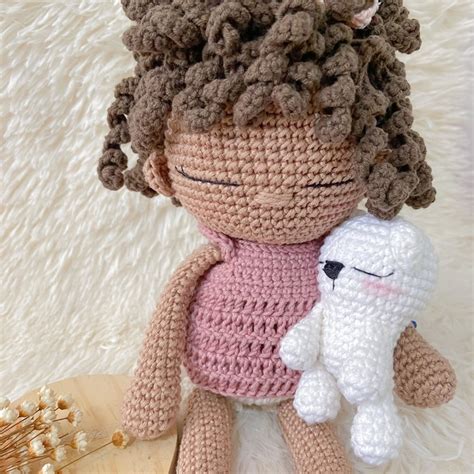 Boneca Zoe Amigurumi Elo Produtos Especiais