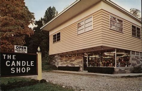 The Candle Shop Ridgefield, CT Postcard