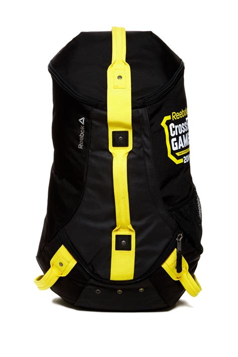 Crossfit Games Backpack | Reebok crossfit games, Yellow backpack ...