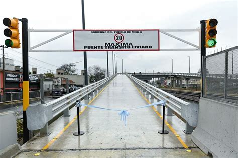 Inauguraron dos nuevos puentes en Ituzaingó y Merlo sobre vías del tren