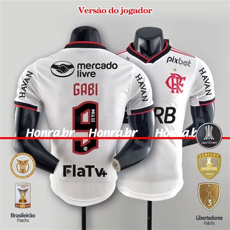 Camisa De Futebol Masculina Versão do jogador 22 23 Flamengo Longe