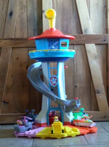 Paw Patrol My Size Lookout Tower Complete Sets Vehicles Figures Lot