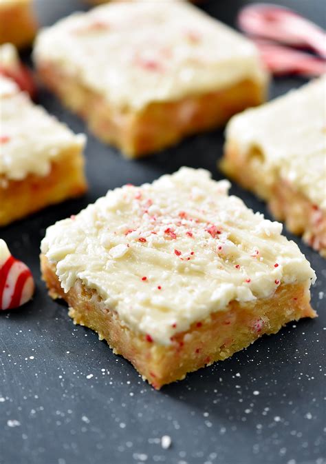 Candy Cane Kiss Sugar Cookie Bars Life In The Lofthouse