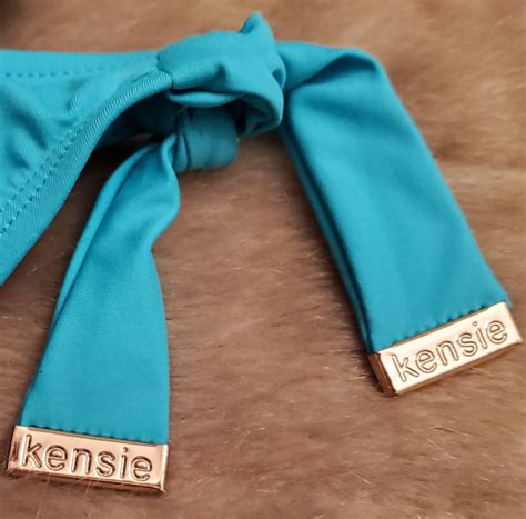 Kensie New With Tags Racer Bikini Top And Bottom