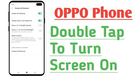 Oppo Phone Double Tap To Turn On Screen Hidden Feature For Screen