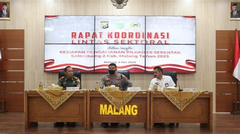 Jelang Pilkades Serentak Polres Malang Siapkan Pengamanan Dan