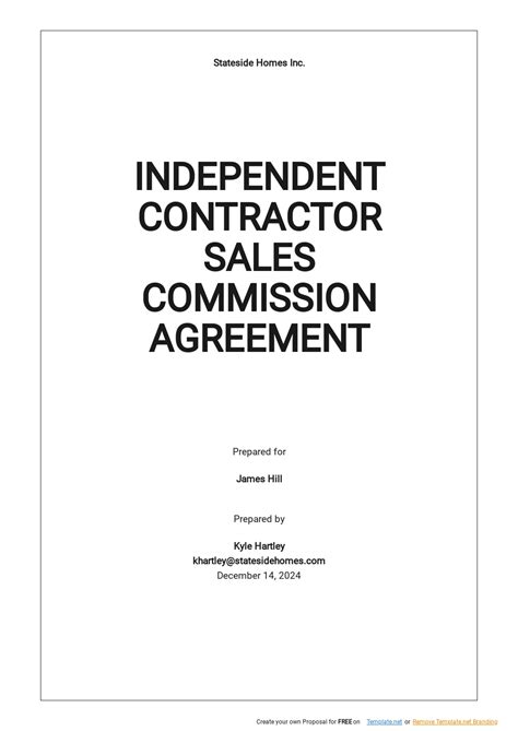 Real Estate Agent Independent Contractor Agreement Template Google