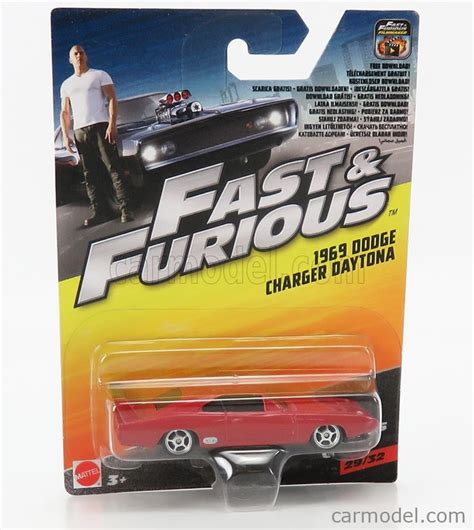 MATTEL HOT WHEELS FCF B FCF Scale DODGE DOM S CHARGER DAYTONA FAST
