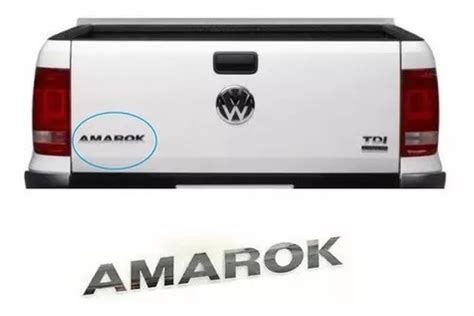 Escudo Insignia Logo Porton Trasero Vw Amarok