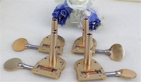 1 Set Double 3 4 4 4 Upright Bass Tuner String Tuning Peg Bass Neck Metal Conjoined