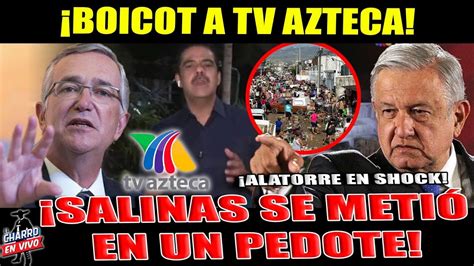 ADIÓS TV AZTECA RICARDO SALINAS SE METIÓ UN PEDOTE NO AGUANTO LA