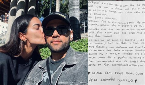 Dani Alves Vuelve A Escribirle Una Carta A Su Esposa Joana Sanz Te